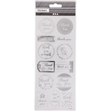 Creativ company https: www.cchobby.nl stickers-thank-you-vel-10x24-cm-ca-13-stuk-zilver-1-vel