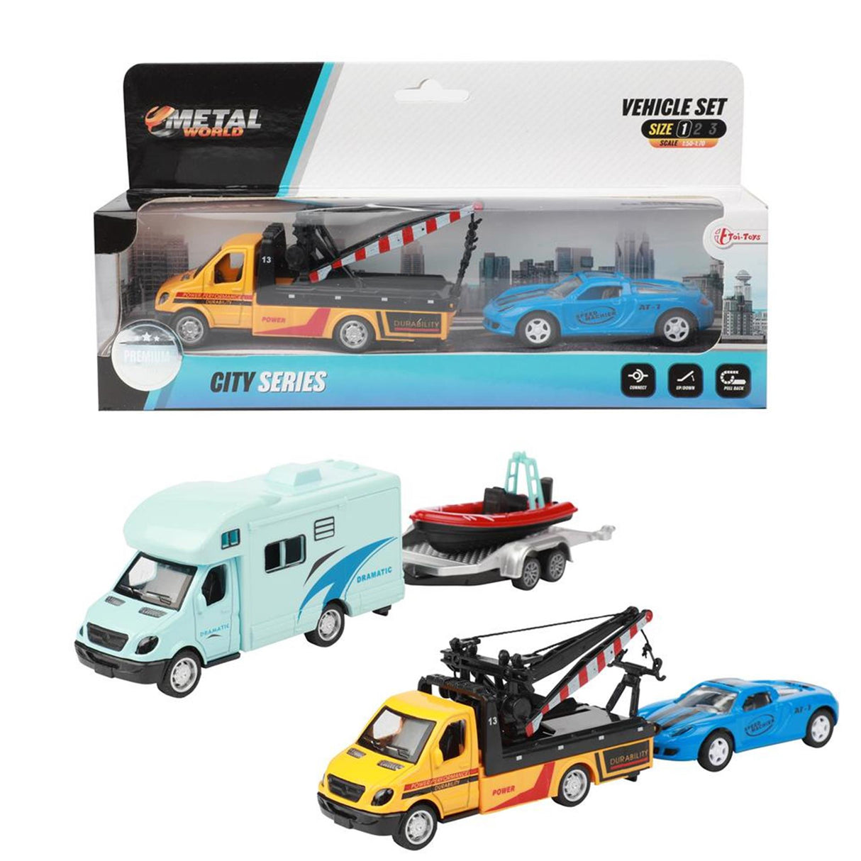 Toi-toys toi toys camperset afsleepwagenset