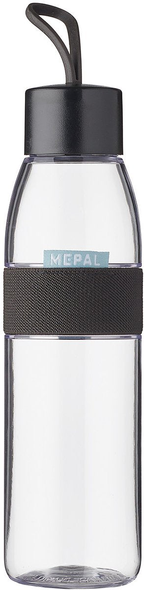Mepal waterfles ellipse - 500 ml - drinkfles - nordic black