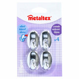 Metaltex haak zelfklevend 4 stuks