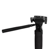Falcon eyes eenbeenstatief + 3 weg kop mp-3 4 secties 178 cm