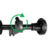 Falcon eyes achtergrond systeem spk-2 incl. 2 rollen zw wit 1,35x11 m