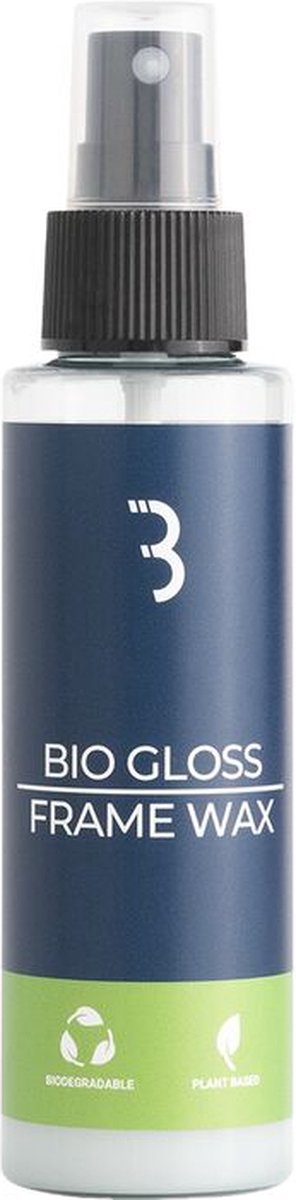 Bbb cycling biogloss frame wax - plantaardige wax in handige spuitfles - beschermende frame wax - gebruiksklaar - 100ml - btl-265