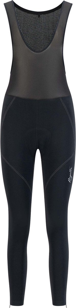 Rogelli liona dames lange fietsbroek - zeem - bretels - zwart