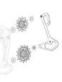 Sram derailleurdeel xx cover skid kit t-type eagle axs