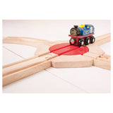 Bigjigs houten rails - 4-richting draaiplateau