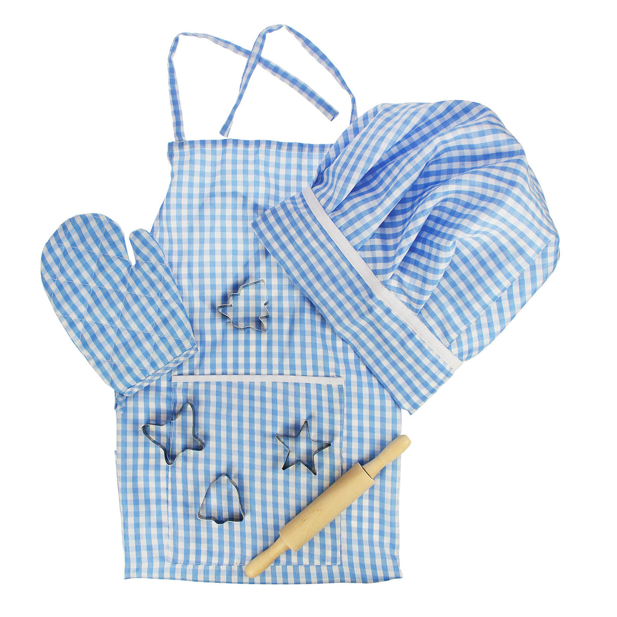 Bigjigs chef's keukenset blauw