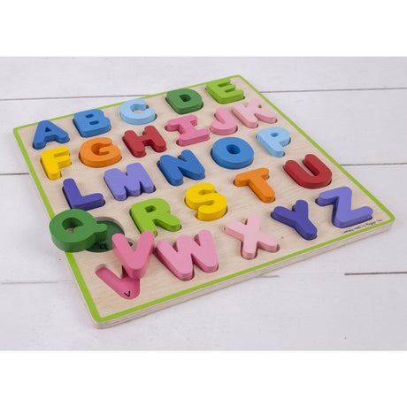 Bigjigs houten alfabet puzzel, 26st.