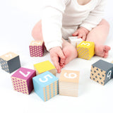 Bigjigs bigjjigs houten blokken met getallen, 100% fsc