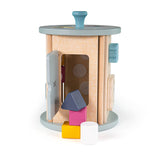 Bigjigs houten activity roller met vormenstoof - - vanaf 18 maanden