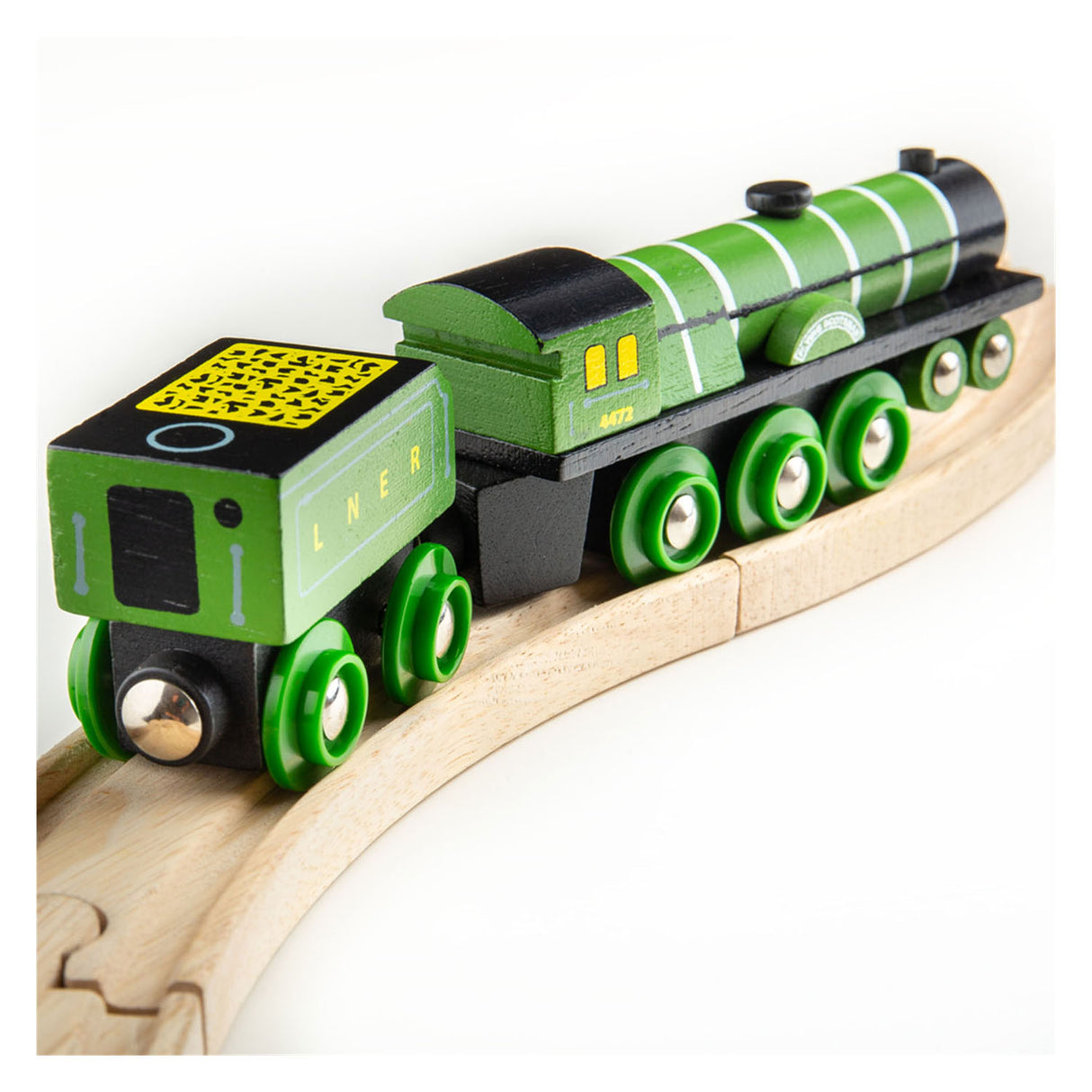 Bigjigs houten trein flying scotsmann