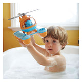 Green toys zee helikopter oranje blauw