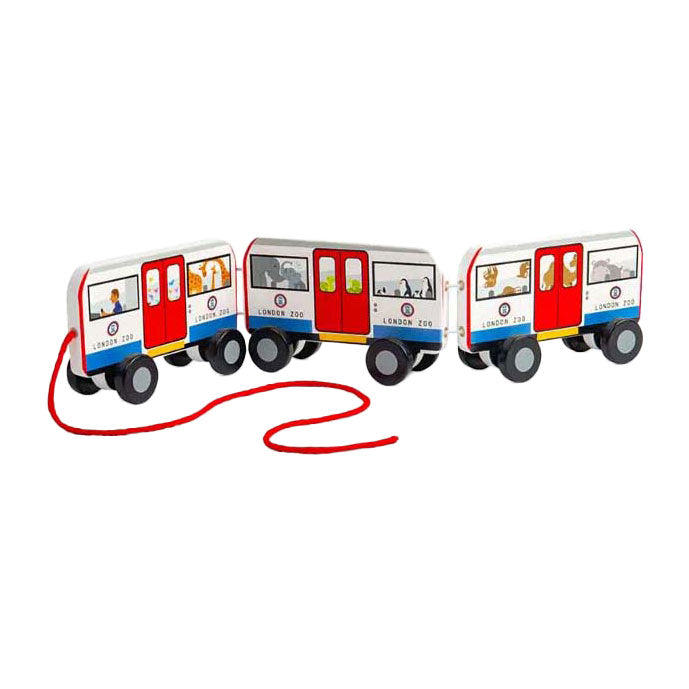 Bigjigs houten londen trekbus
