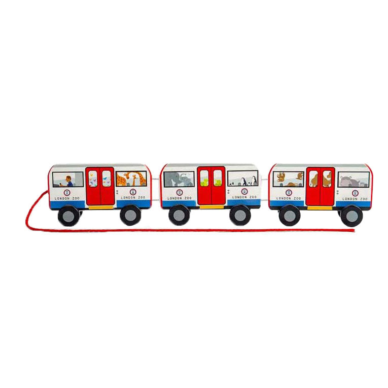 Bigjigs houten londen trekbus