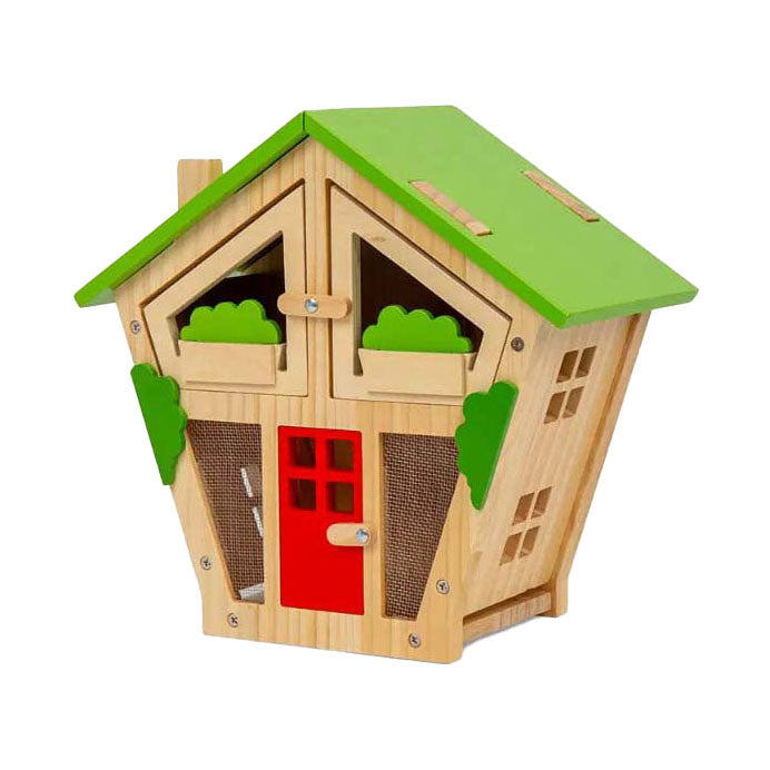 Bigjigs houten insectenhuisje, 7dlg.