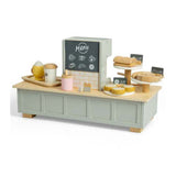 Bigjigs houten koffiecorner speelset, 32dlg.