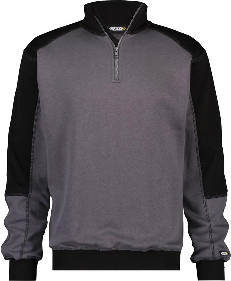 Dassy sweater basiel grijs zwart xxl