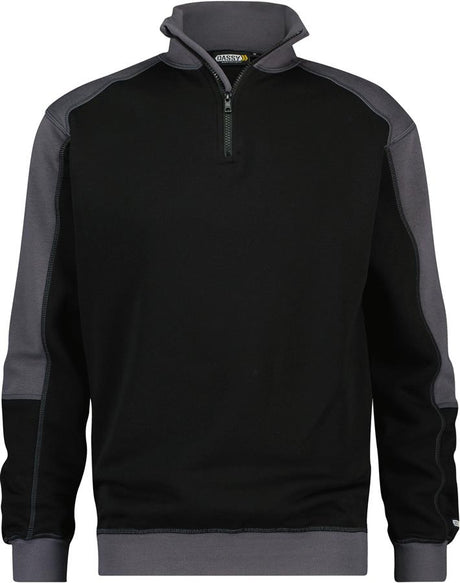 Dassy sweater basiel zwart grijs l
