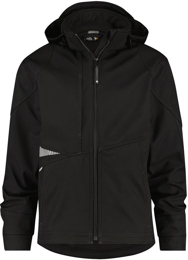 Dassy gravity softshell zwart mt xl