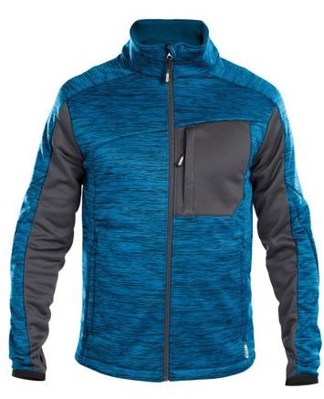 Dassy midlayer vest convex azuurblauw antraciet xl