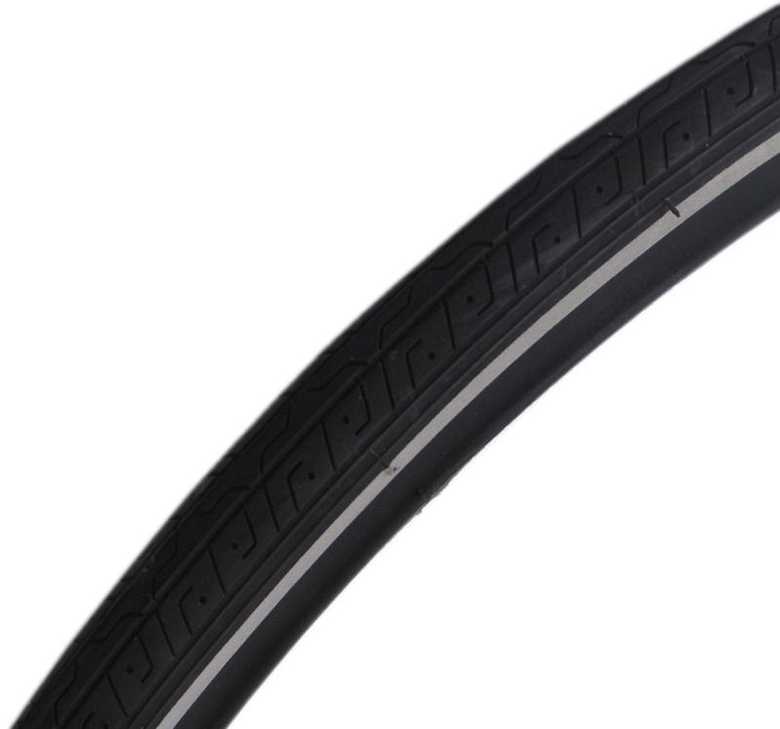 Deli Tire Buitenband Tire 27 x 1¼ 32-630 zwart met reflectie