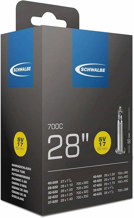 Schwalbe binnenband sv17 28 28 47-622 635 fv 50mm