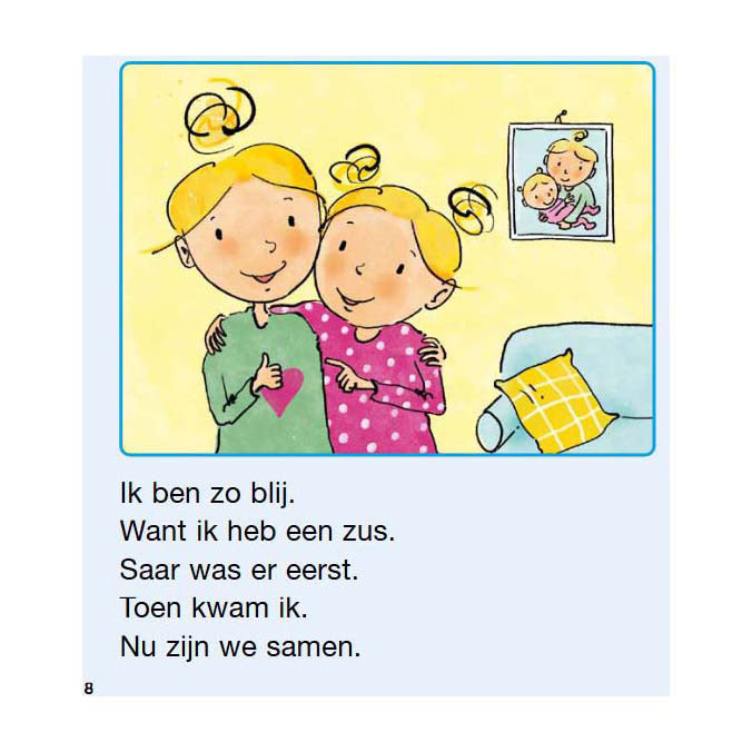 Centraal boekhuis zoete zusjes: een kus voor mijn zus 4+