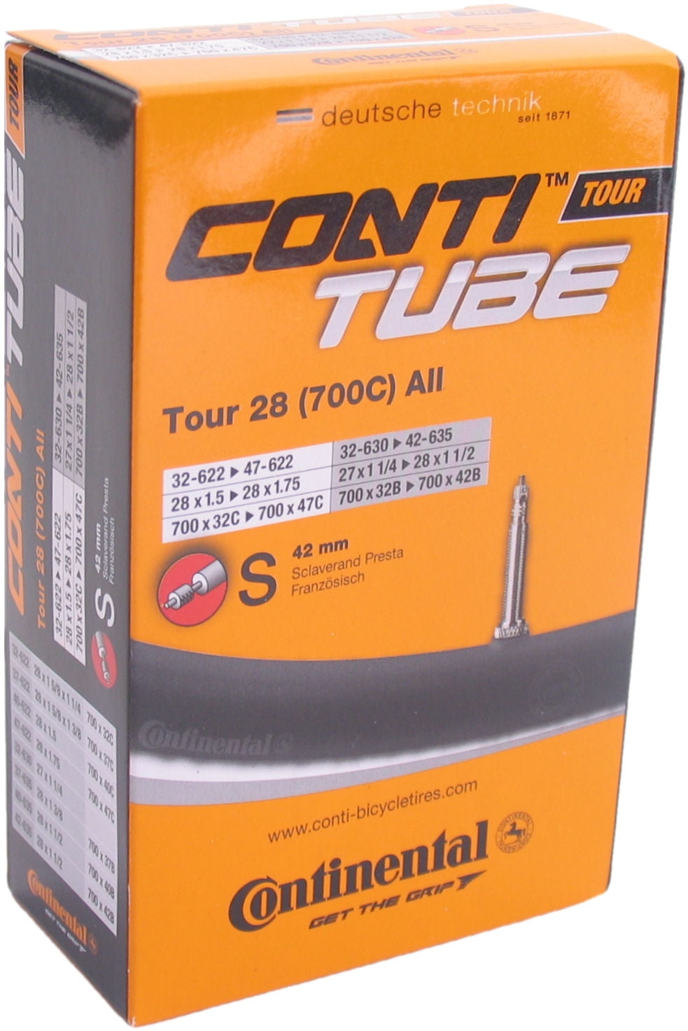 Continental Binnenband sv17 28 inch 32 47-622 sv 42 mm