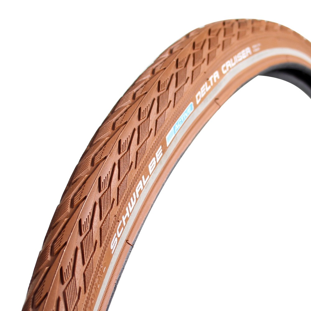 Schwalbe buitenband 28x1 5 8x1 3 8 (37-622) delta cruiser bruin reflex