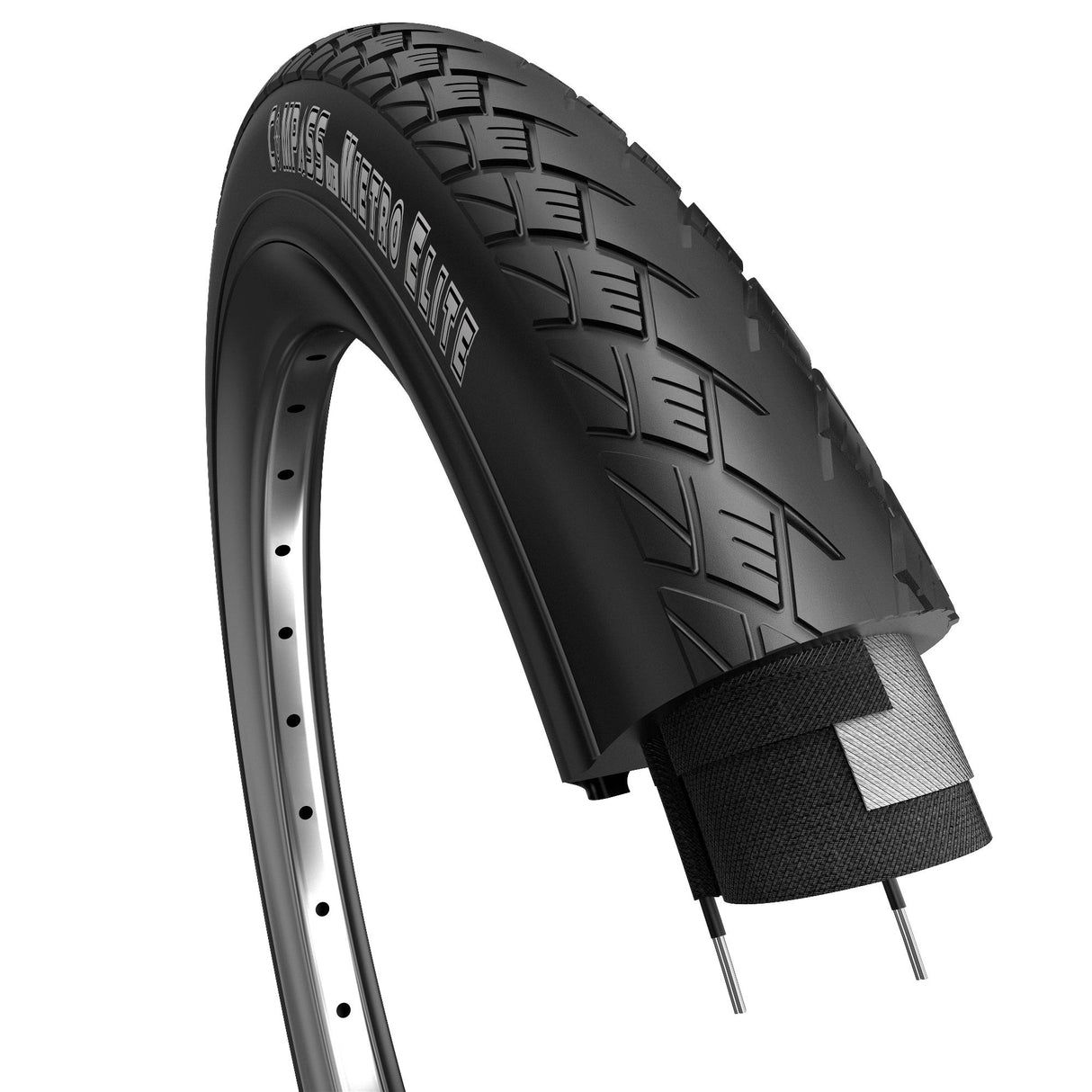 Edge Buitenband Metro Tour 28 x 1 ½ 40-635mm zwart met witte lijn