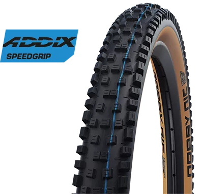 Vouwband Schwalbe Nobby Nic Evo Super Ground 29 x 2.40 62-622 - bronze sidewall