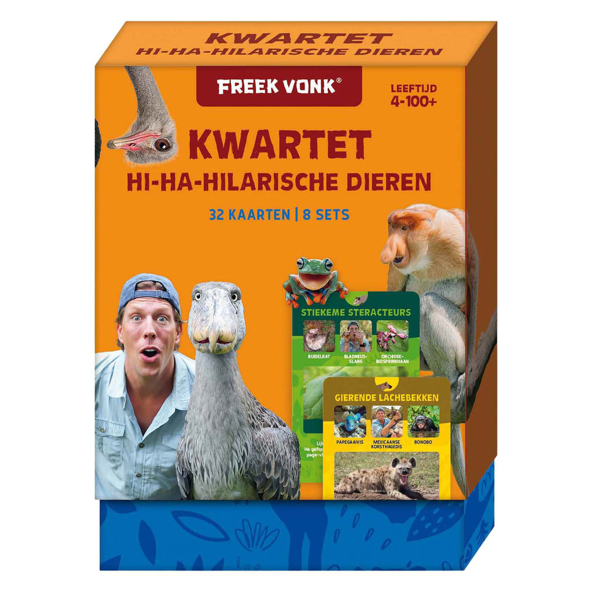 Centraal boekhuis freek vonk dierenkwartet - grappige dieren