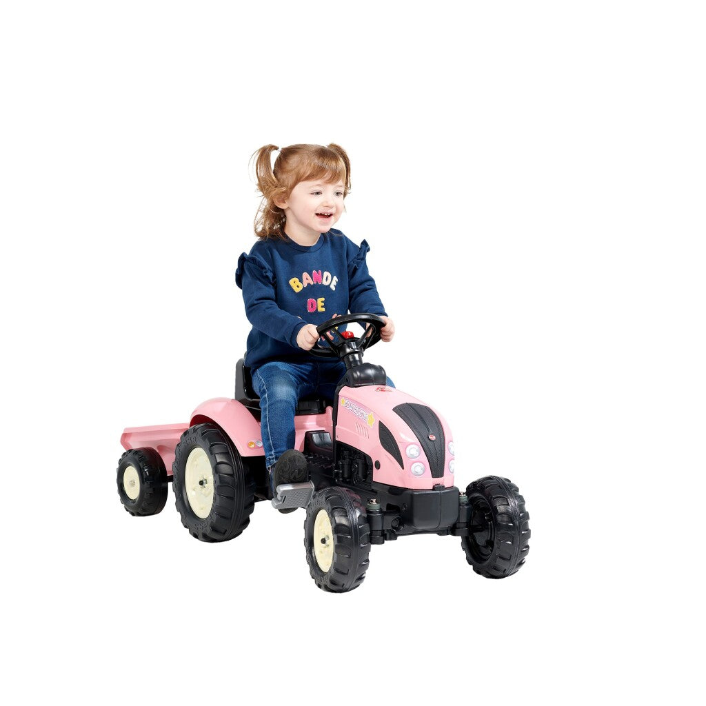 Falk Falk Tractor Country Farmer Set Pink 2+