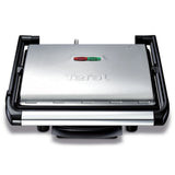 Tefal gc241d multifunctionele panini grill 2000w zwart rvs