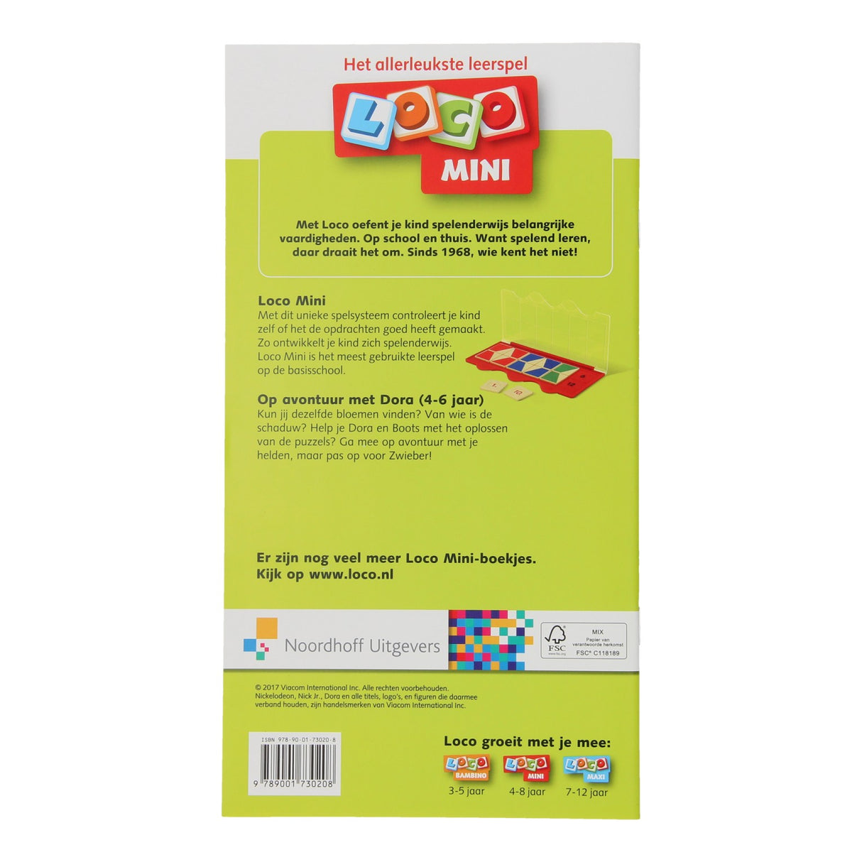 Loco mini - op avontuur met dora groep 1-2 (4-6 jr.)
