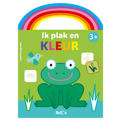 Standaard uitgeverij ik plak en kleur kikker. 3+