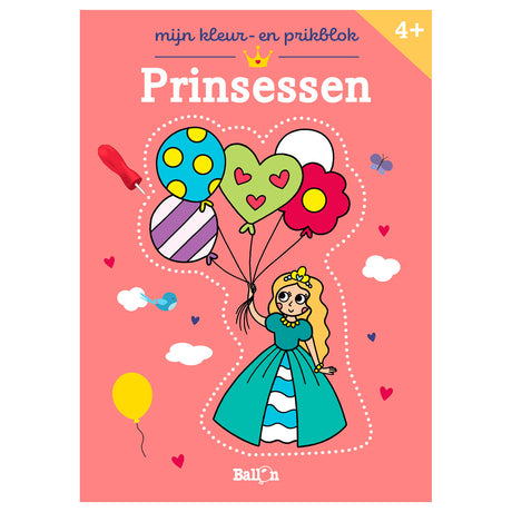 Standaard uitgeverij mijn kleur- en prikblok: prinsessen