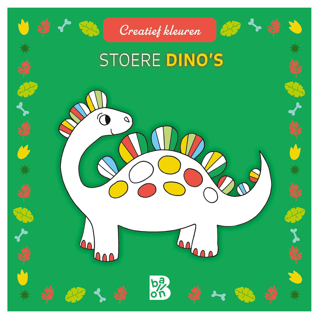 Standaard Uitgeverij Creatief kleuren Stoere dino's