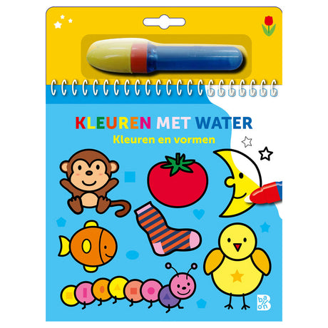 Standaard uitgeverij kleuren met water - kleuren en vormen