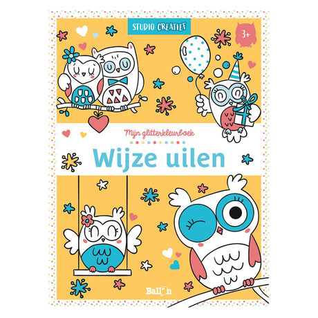 Wins holland mijn glitterkleurboek wijze uilen