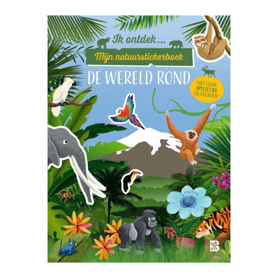 Standaard uitgeverij mijn natuurstickerboek - de wereld rond