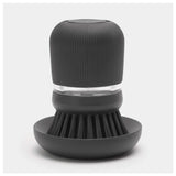 Brabantia afwasborstel+reservoir d.grijs