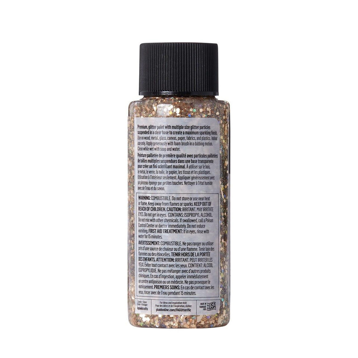 Folkart • glitterific colors rose gold 59ml