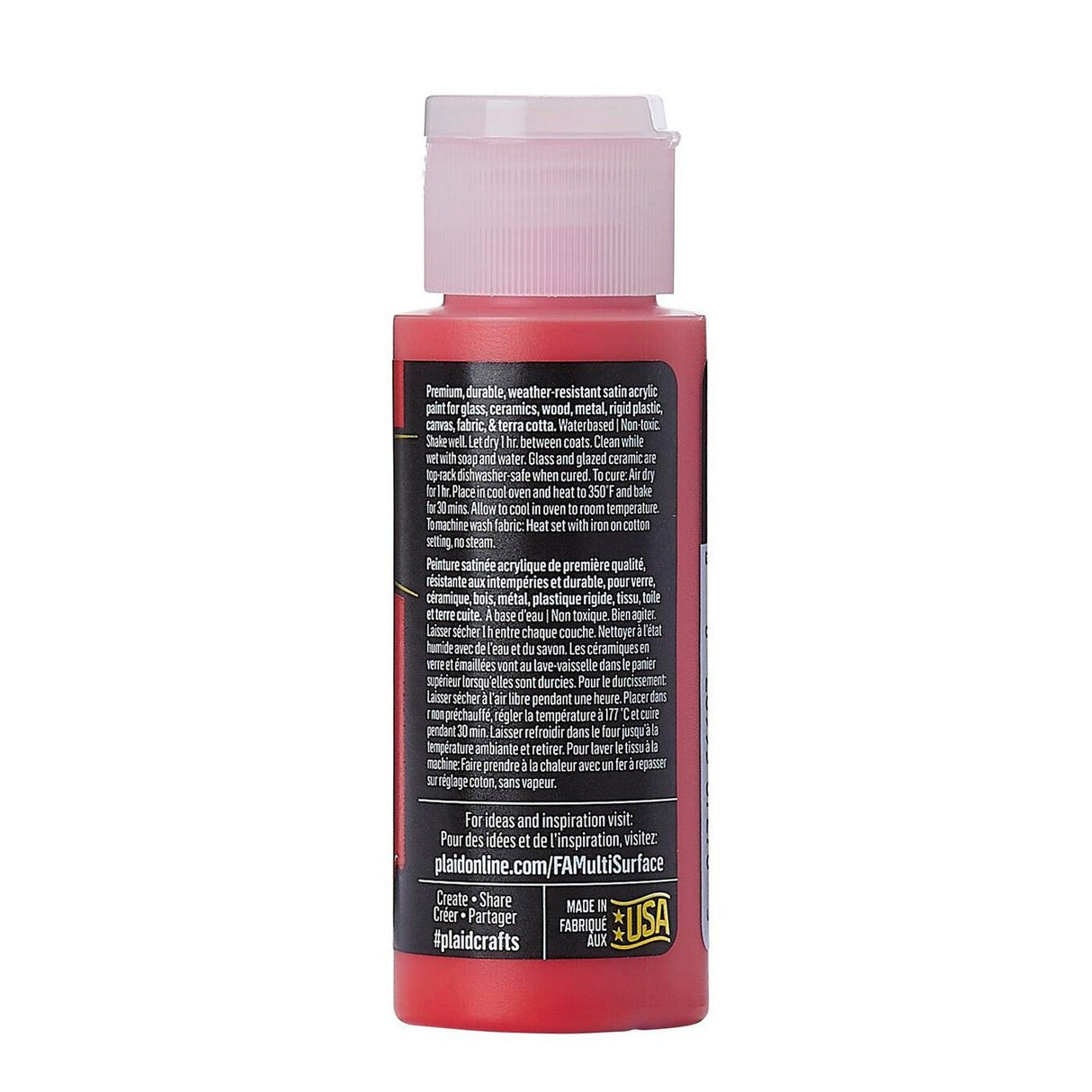 Folkart • multi-surface satin lipstick red 59ml