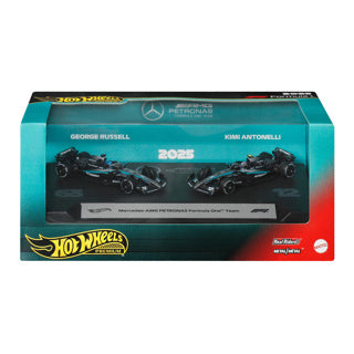 Hot wheels hotwheels premium f1 racecars 2-pack mercedes