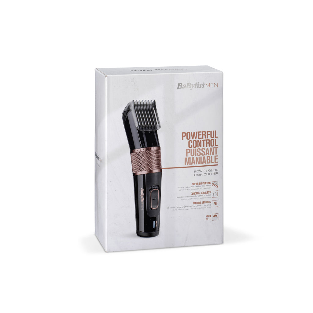 Babyliss babyliss e974e powerful control tondeuse zwart ros eacute;