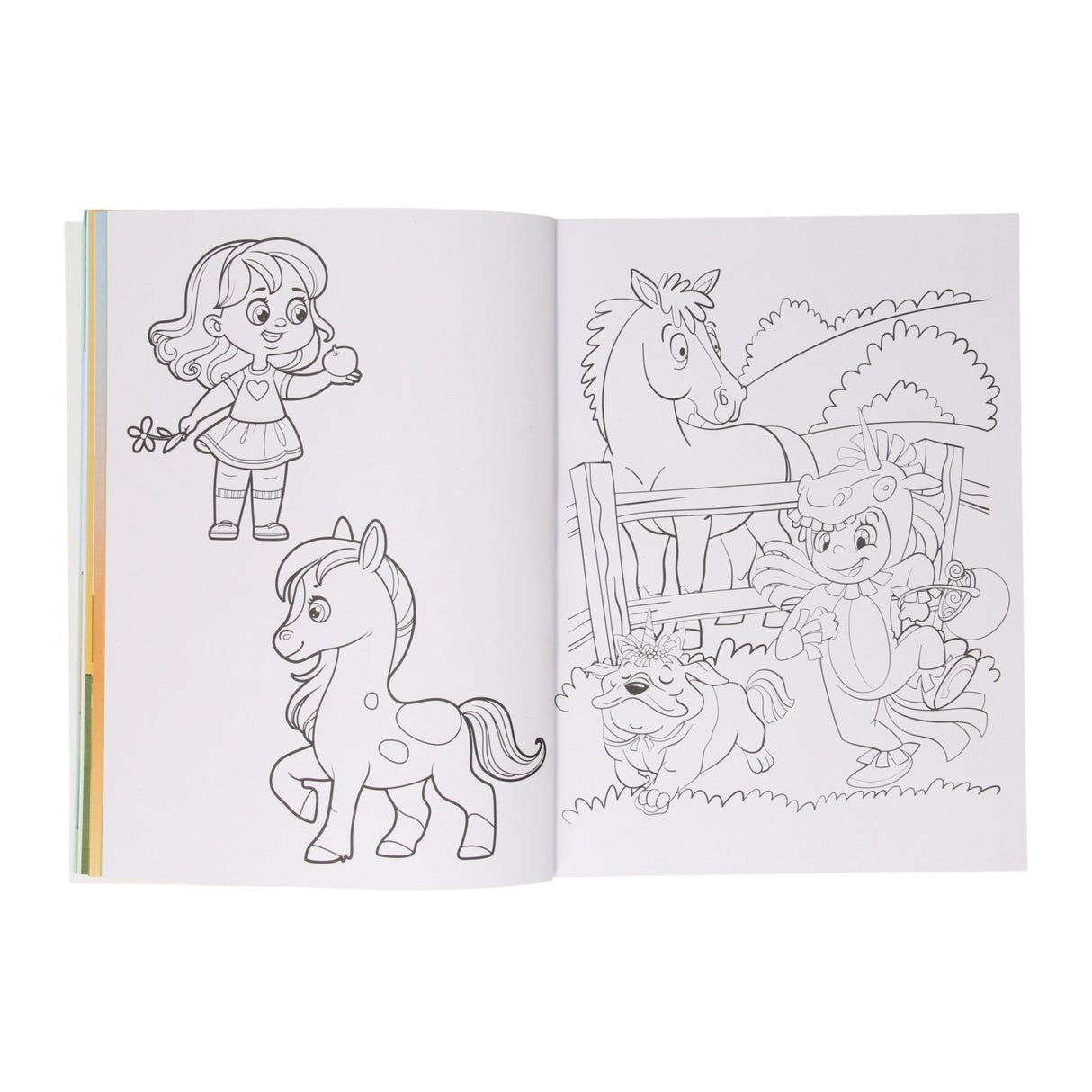 Mondikaarten Mijn Kleurboek Paarden Pony's