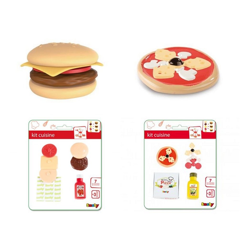 Smoby pizza hamburger set verschillende uitvoeringen