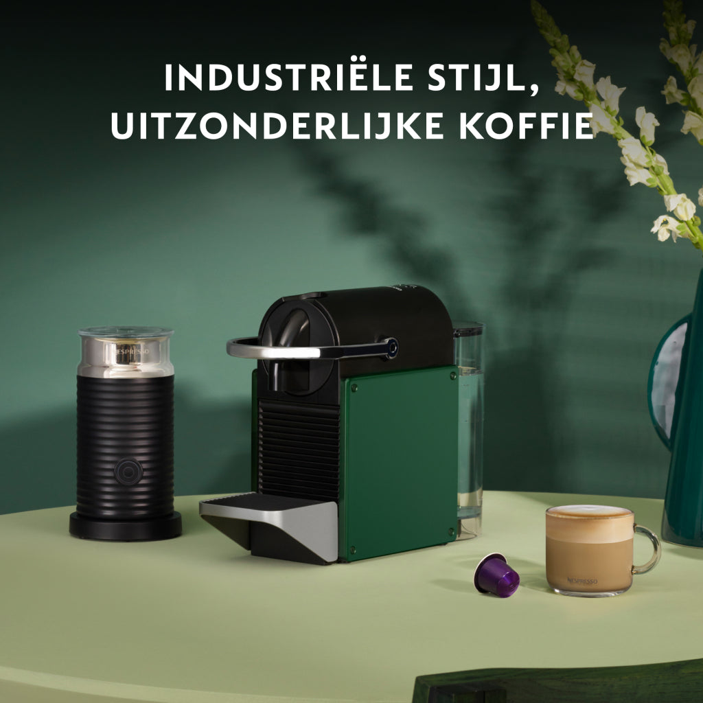 Krups krups xn3063 nespresso pixie koffiecupmachine donkergroen zwart