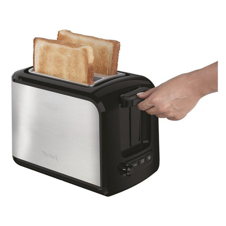 Tefal tt410d express broodrooster 16x26x19 cm 850w rvs zwart